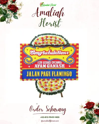Bunga Papan Congratulation di Batur Selatan